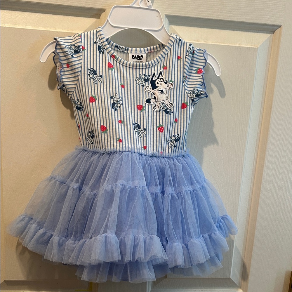 Like New Bluey Tulle Dress SZ-2T